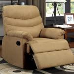 Plesant Valley Recliner in Tan Microfiber CM-RC6927LB